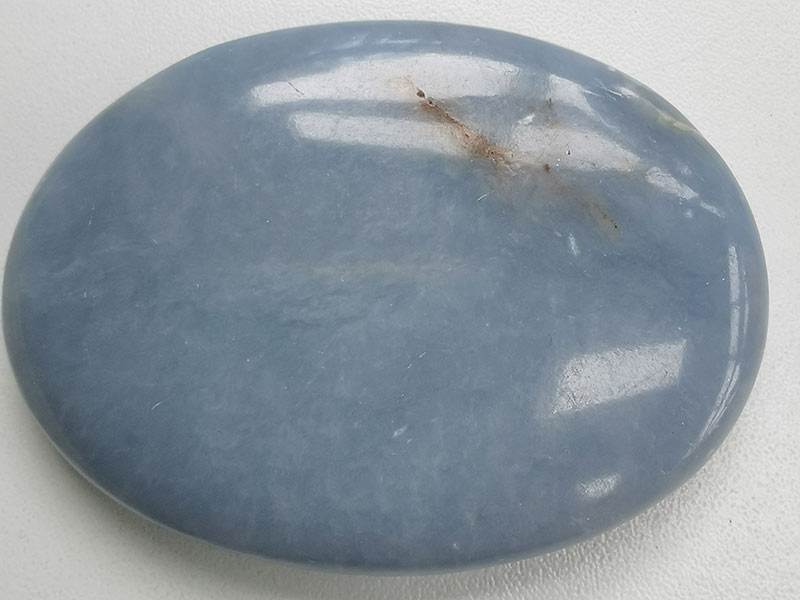 Angelite Palm Stone