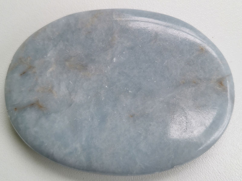 Angelite Palm Stone