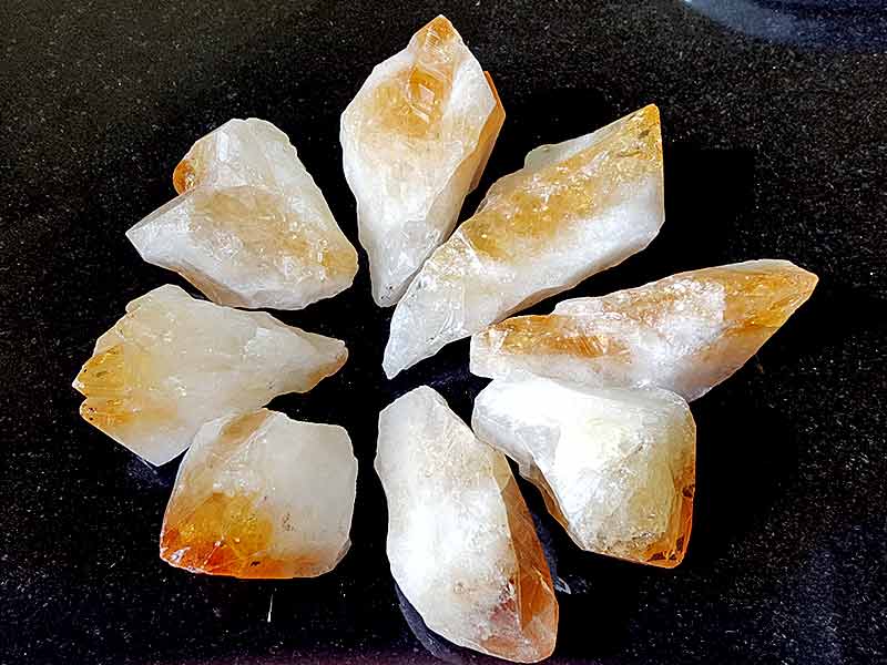 Citrine Points Large