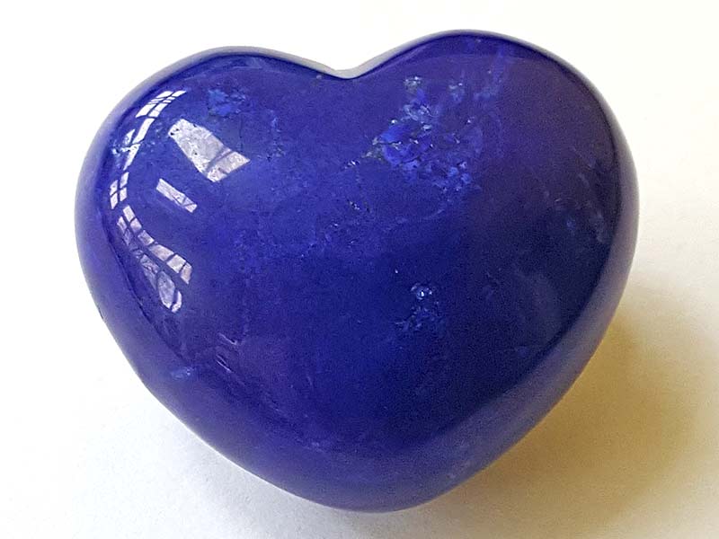 Howlite Lapis Blue Heart