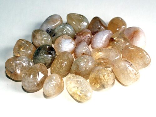 Highly polished Citrine tumble stone size 2-3 cm.