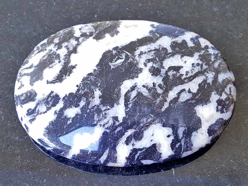 Jasper Zebra Palm Stone