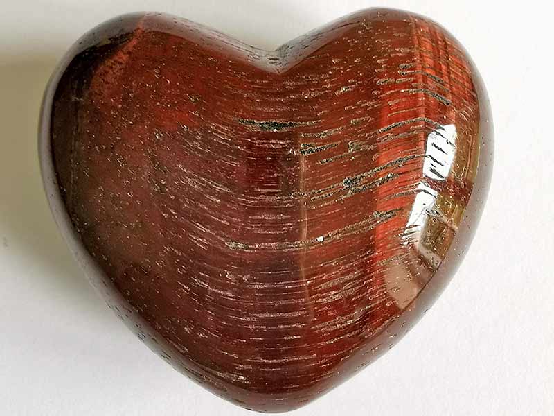 Tiger Eye Red Heart