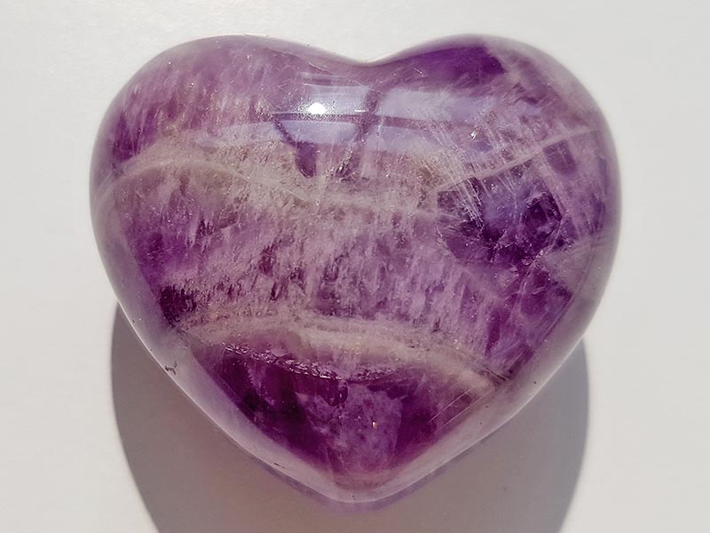 Amethyst Chevron Heart