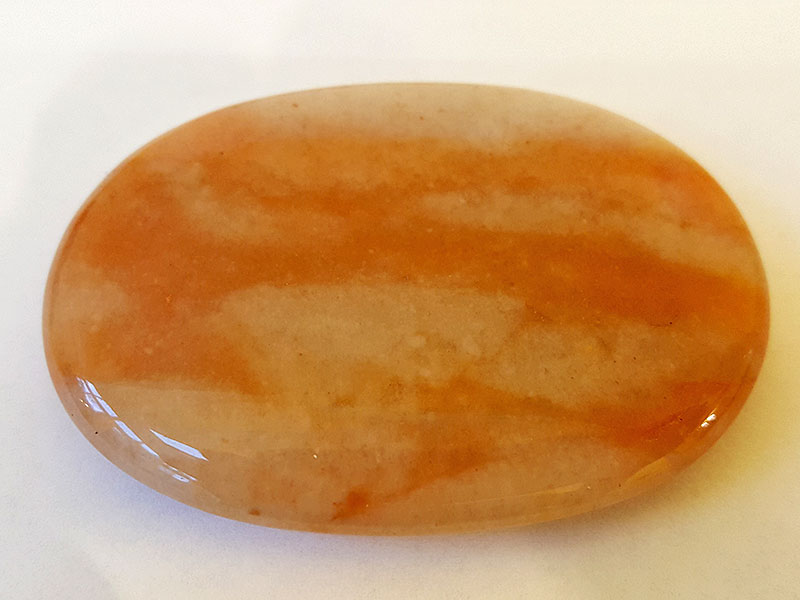 Aventurine Peach Palm Stone
