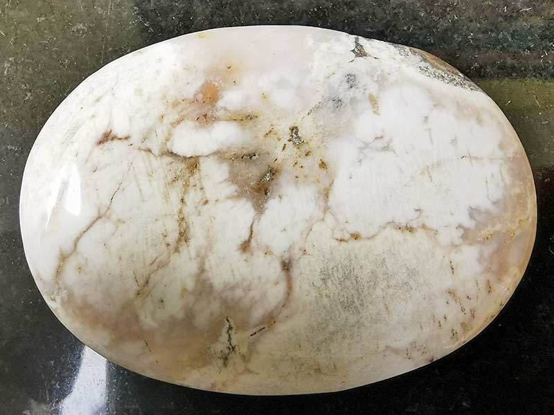 Agate Dendritic Palm Stone