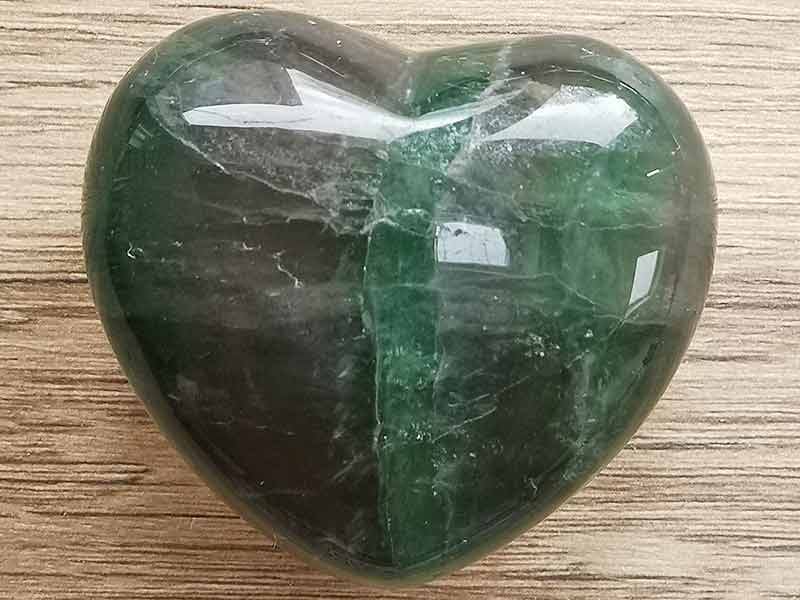 Fluorite Rainbow Heart