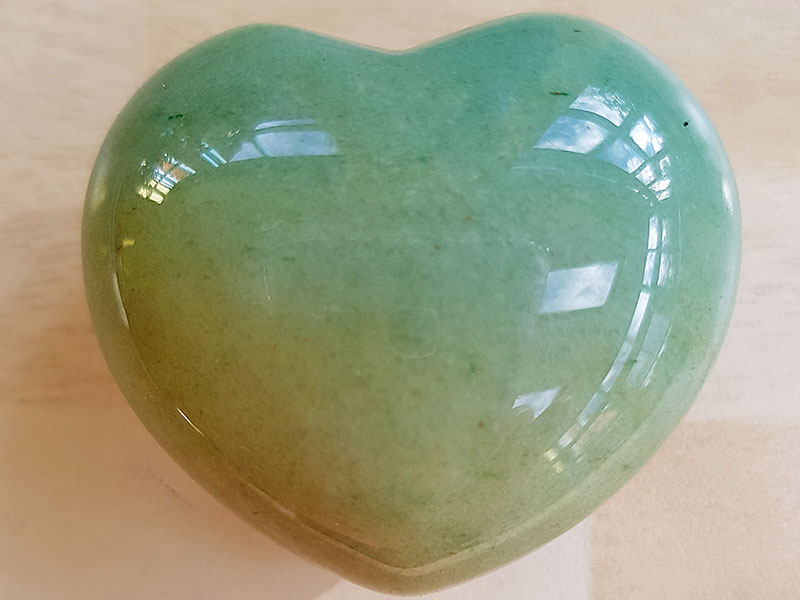 Aventurine Green Heart