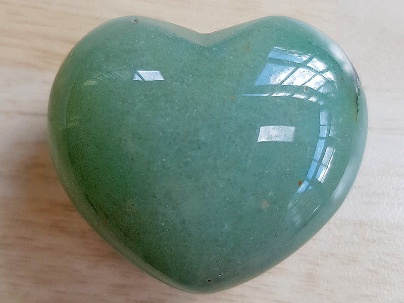 Aventurine Green Heart