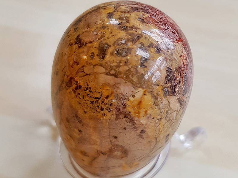 Jasper Leopardskin Egg