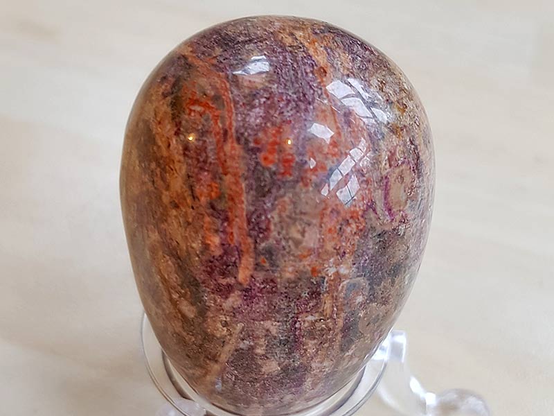 Jasper Leopardskin Egg