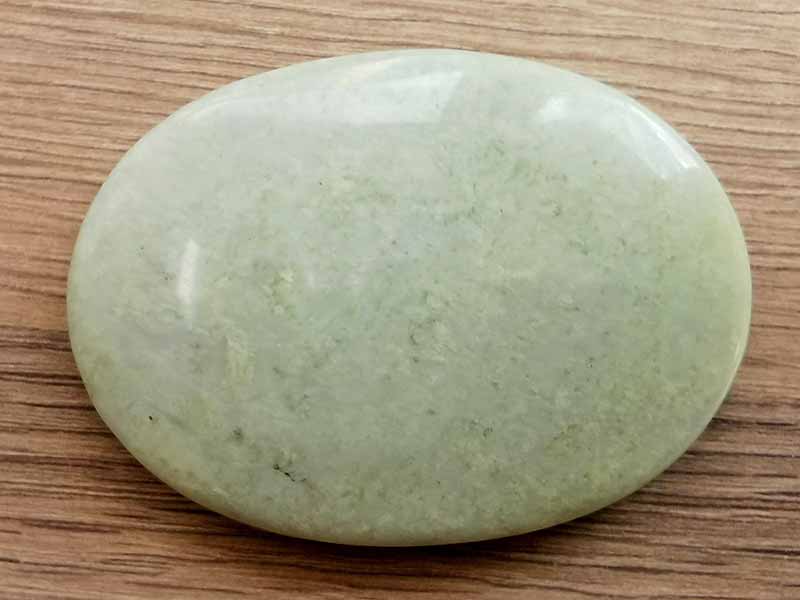 Jade Lime Palm Stone