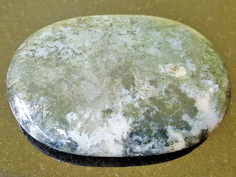 Agate Moss Palm Stone