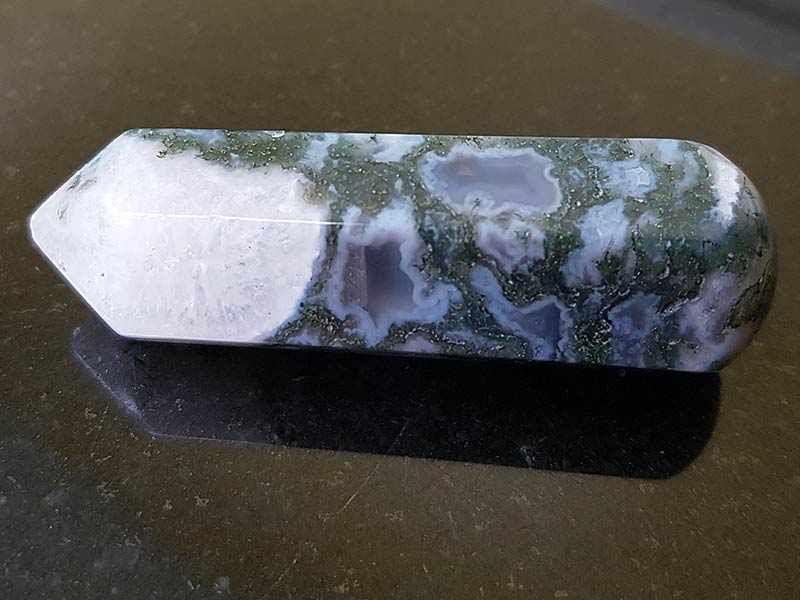 Agate Moss Wand