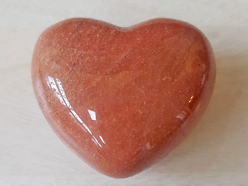 Aventurine Red Heart