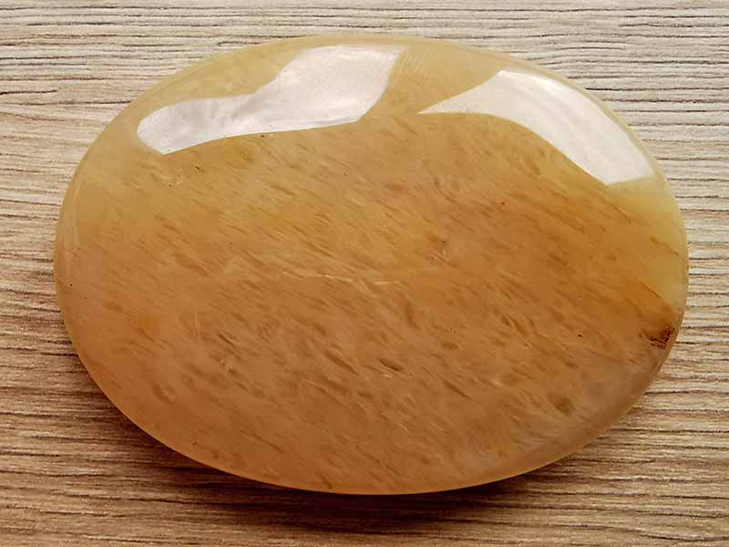 Aventurine Peach Palm Stone