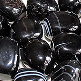 agate banded black