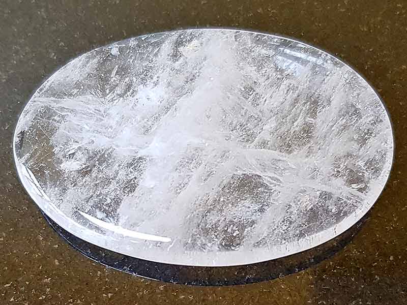 Quartz Palm Stone