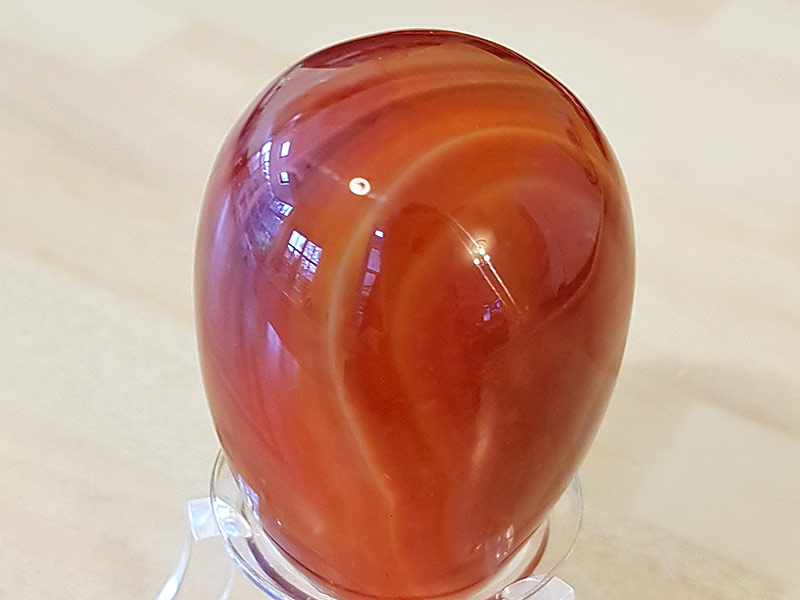 Agate Banded Red Egg