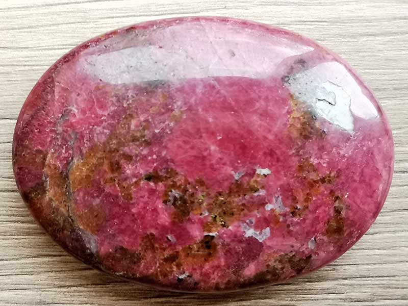 Rhodonite Palm Stone