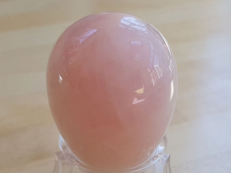 Quartz Rose Egg